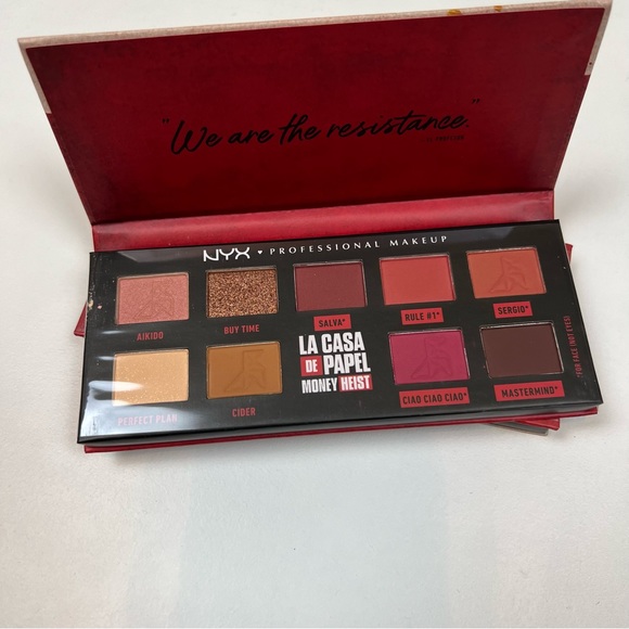 NYX | Makeup | Nyx La Casa De Papel Money Heist Eyeshadow Pallet | Poshmark